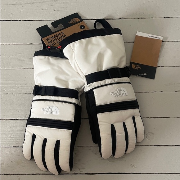 The North Face Accessories - The North Face Women’s Black and White Montana Ski Gloves